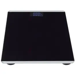 LCD Bathroom Scale Black Front